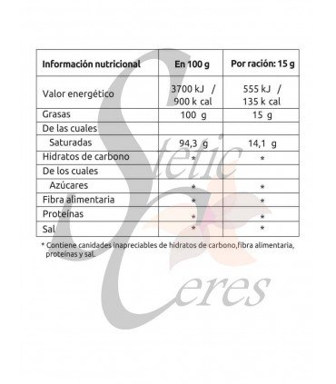 Aceite de Coco Virgen Organico - BIO DXN España  en oferta