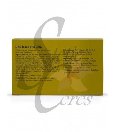 Maca Vita Cafe con Ganoderma, Maca y Ginseng DXN España  en oferta