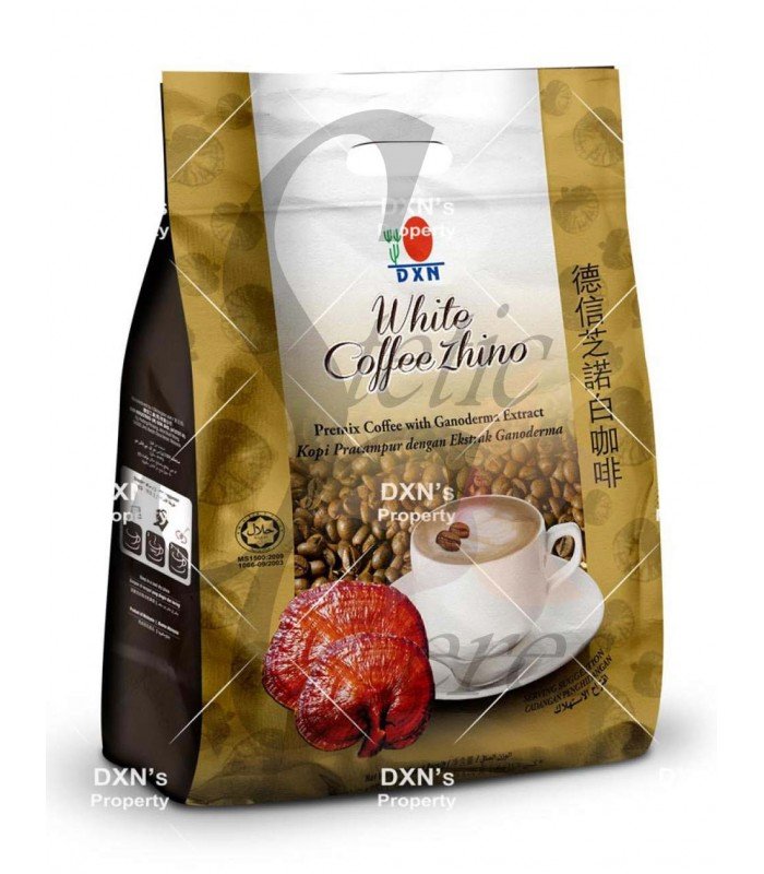 White Coffee Zhino Café Capuchino con Ganoderma DXN España