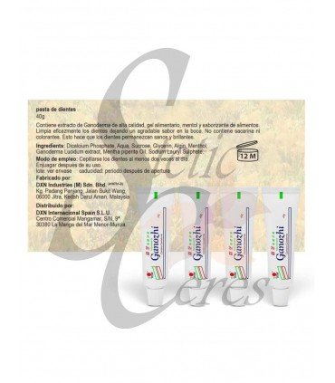Pasta de Dientes Ganozhi (4x40g) con Ganoderma DXN España  en oferta