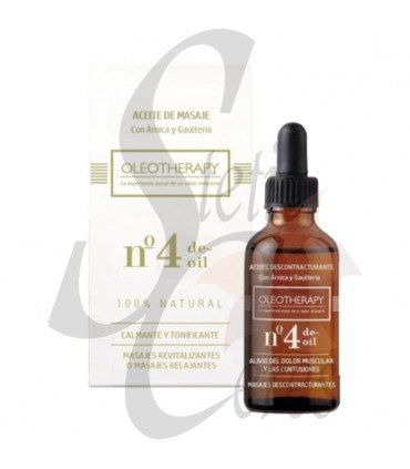 Aceite esencial con árnica y gaulteria para masajes nº4-OLEOTHERAPY